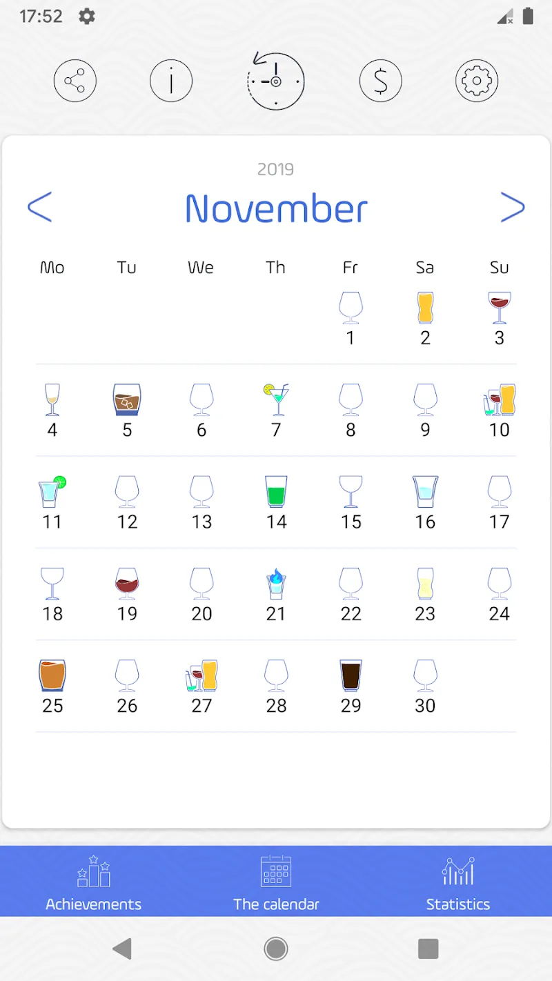 Alcogram screenshot 1