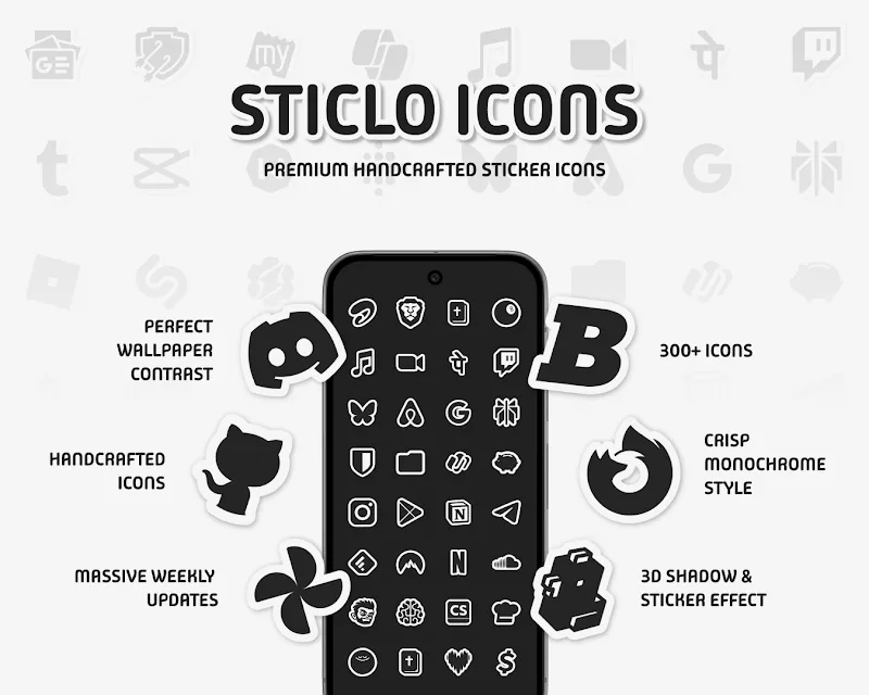 Sticlo Icons screenshot 1