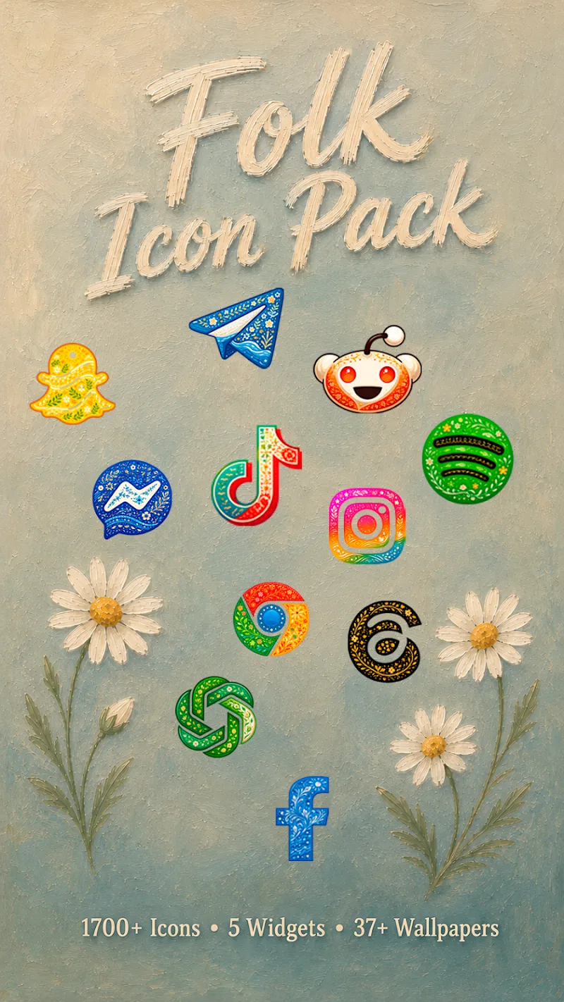 Folk Icon Pack screenshot 1