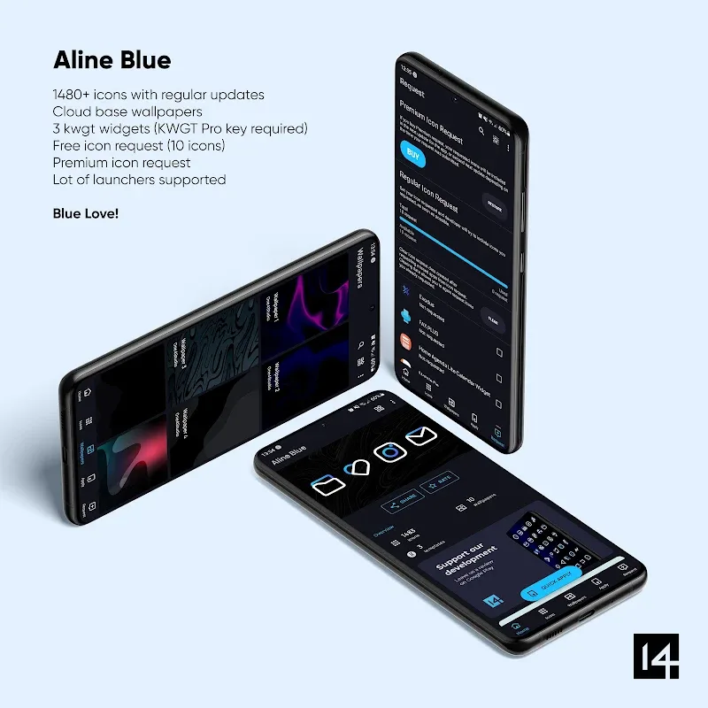 Aline Blue screenshot 2
