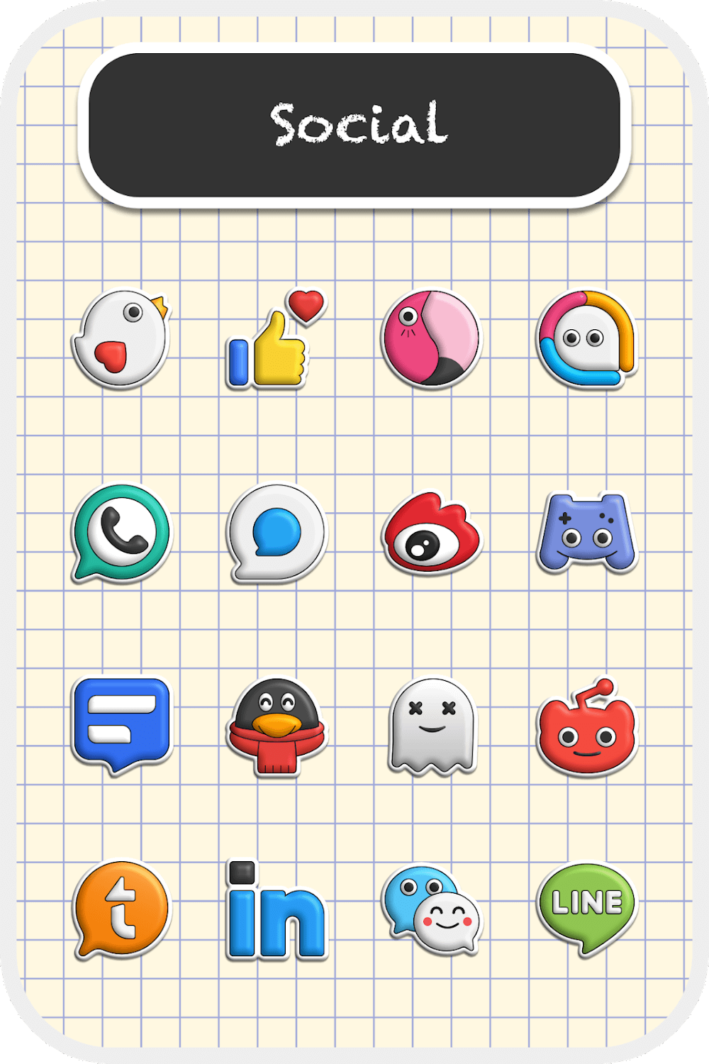 Poppin icon pack screenshot 2