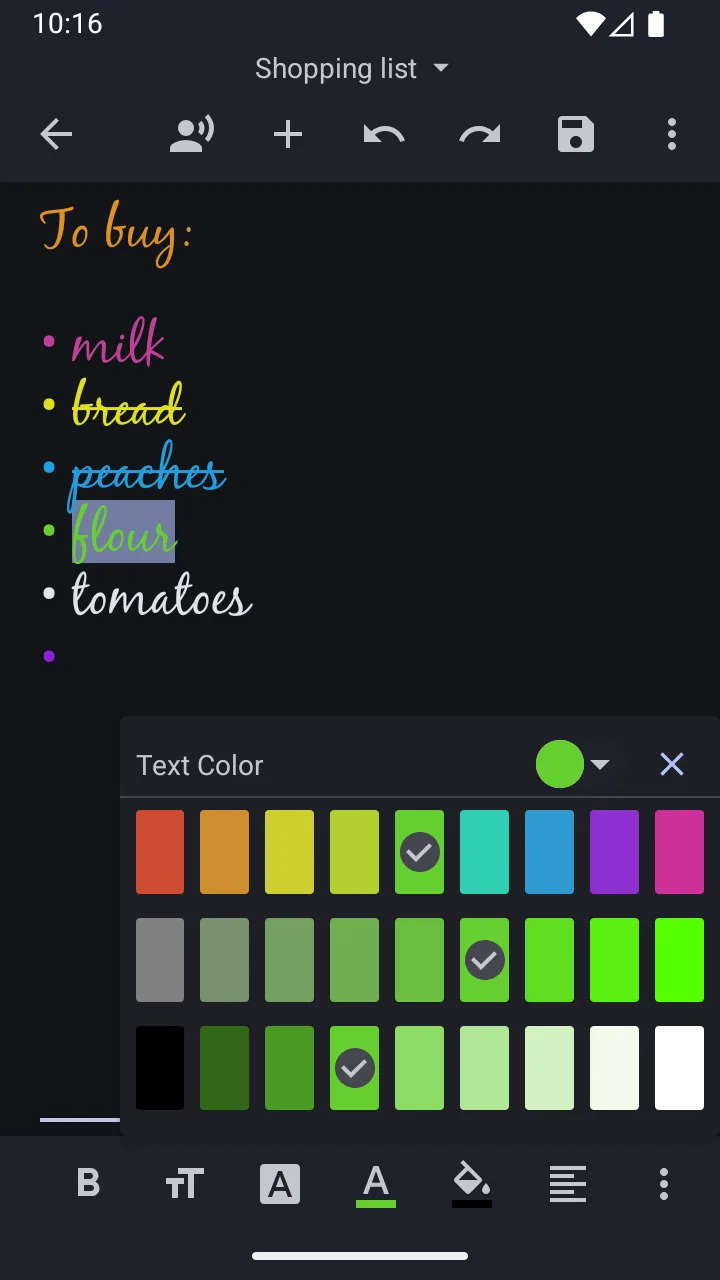 Oojao Text Editor screenshot 5
