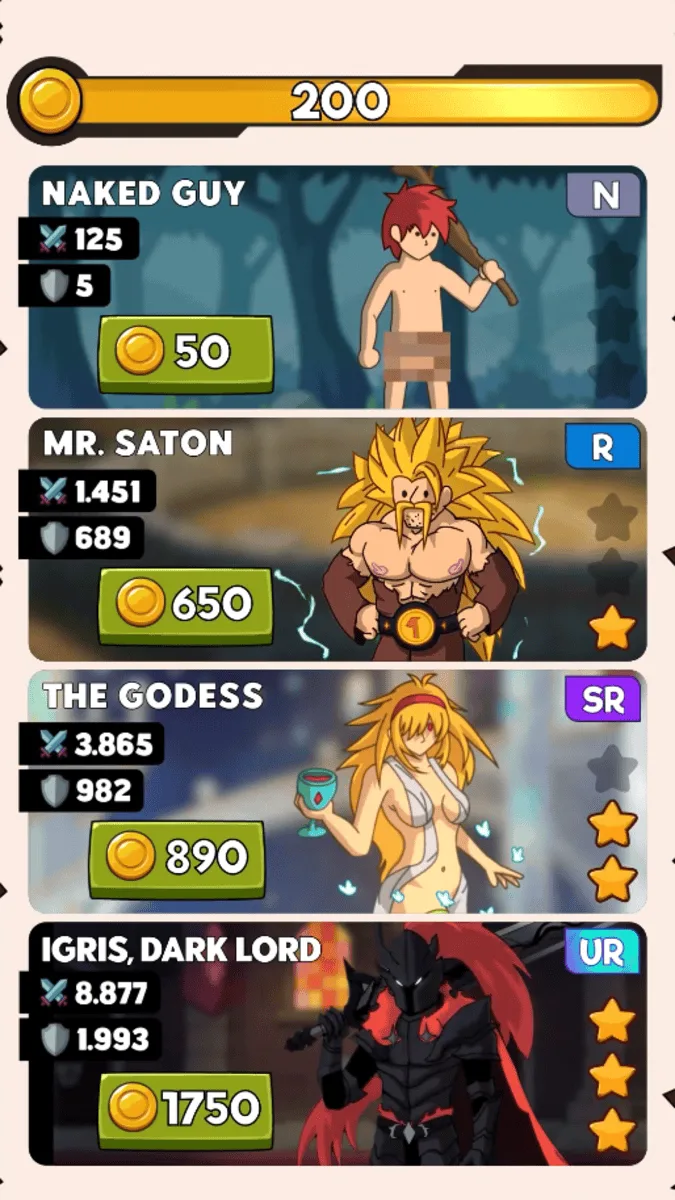 Hero Hero Clicker gameplay preview 1