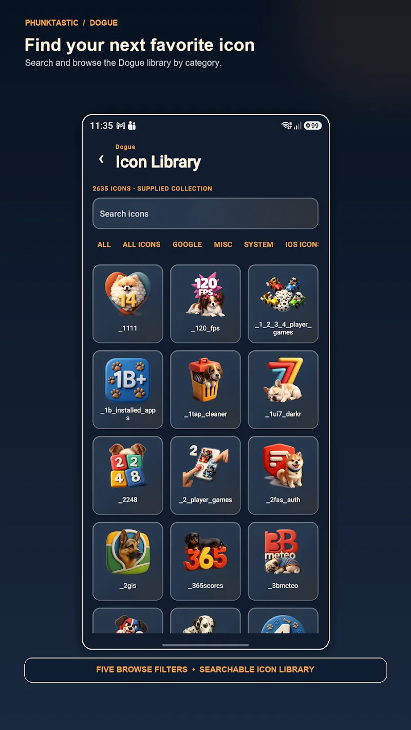 Dogue - Icon Pack screenshot 2