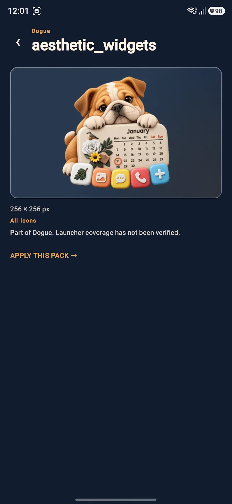 Dogue - Icon Pack screenshot 4