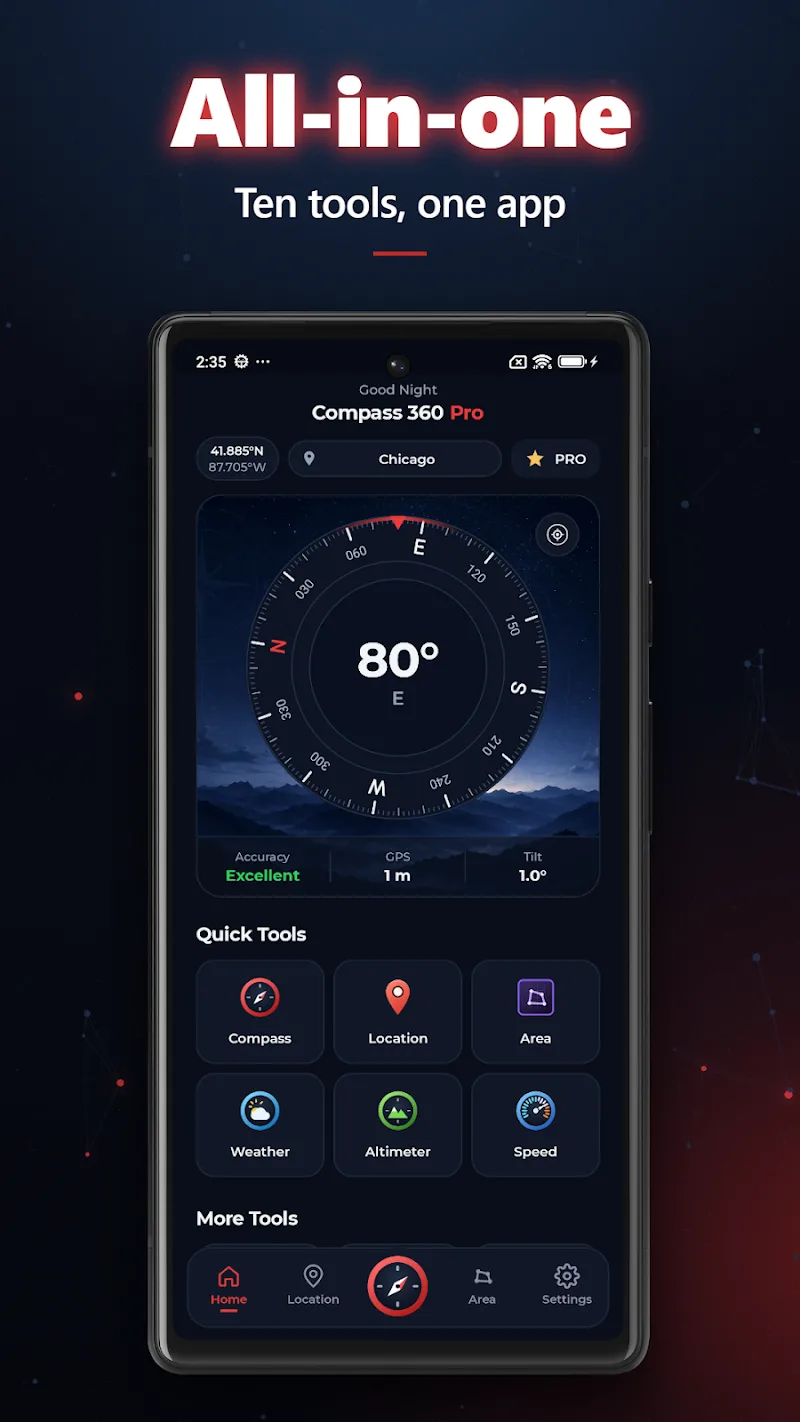 Compass 360 Pro screenshot 2