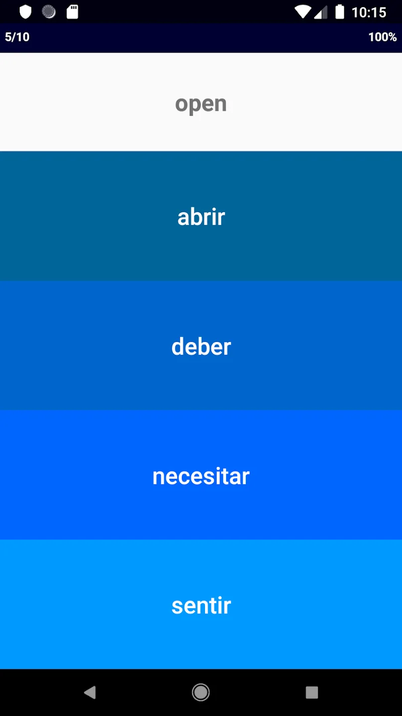Spanish Verb Blitz Pro screenshot 4