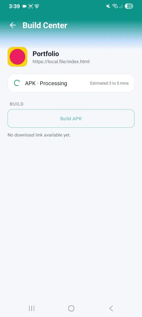 HTML to APK screenshot 4
