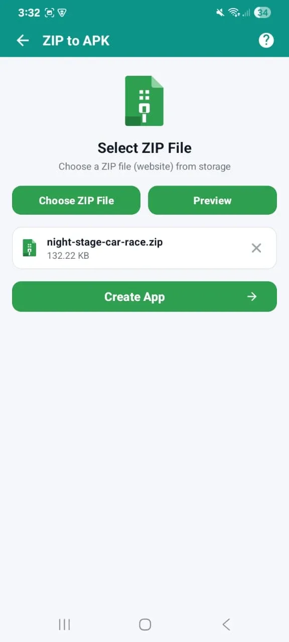 HTML to APK screenshot 2