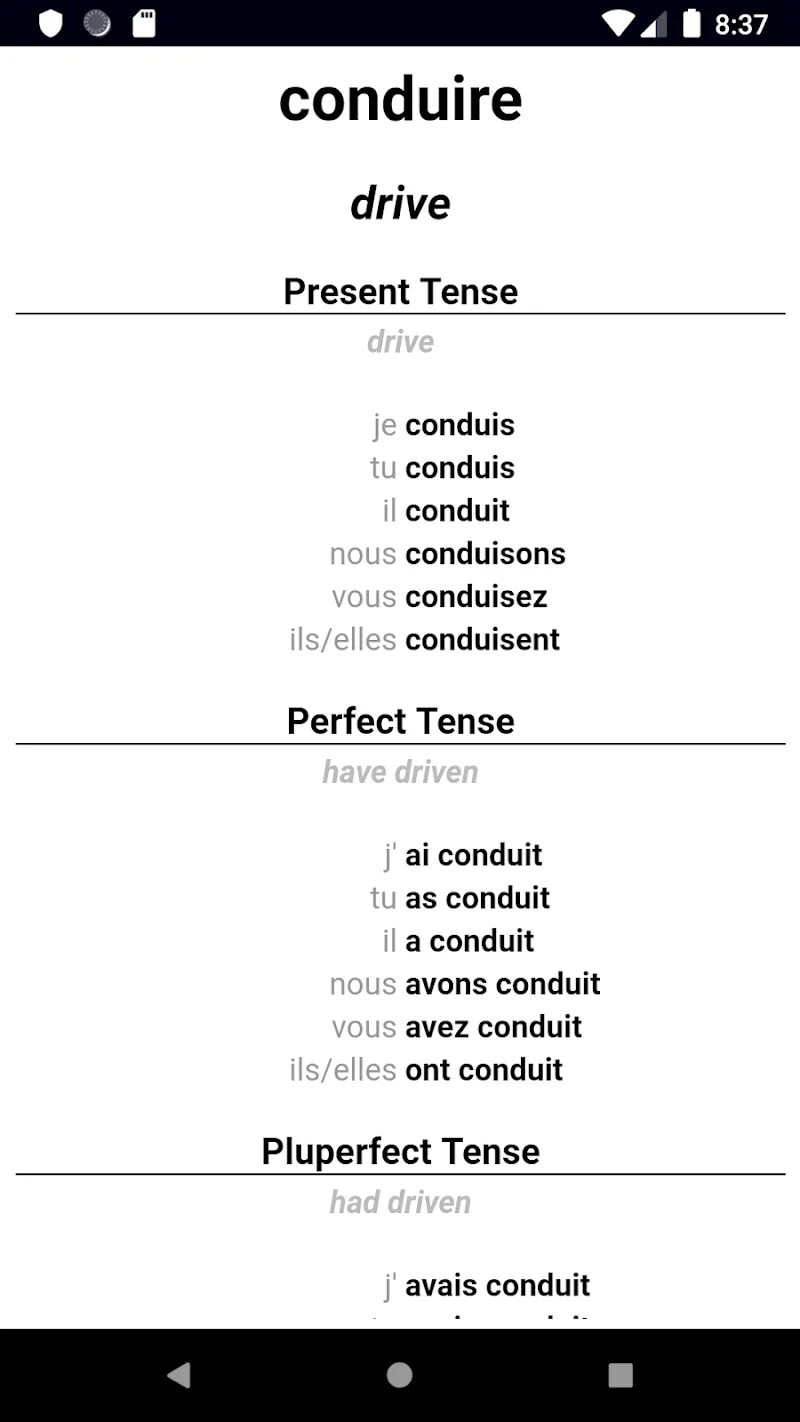 French Verb Blitz Pro preview image 3