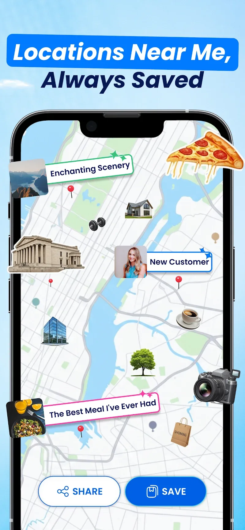 Save Location & Saved Places screenshot 2