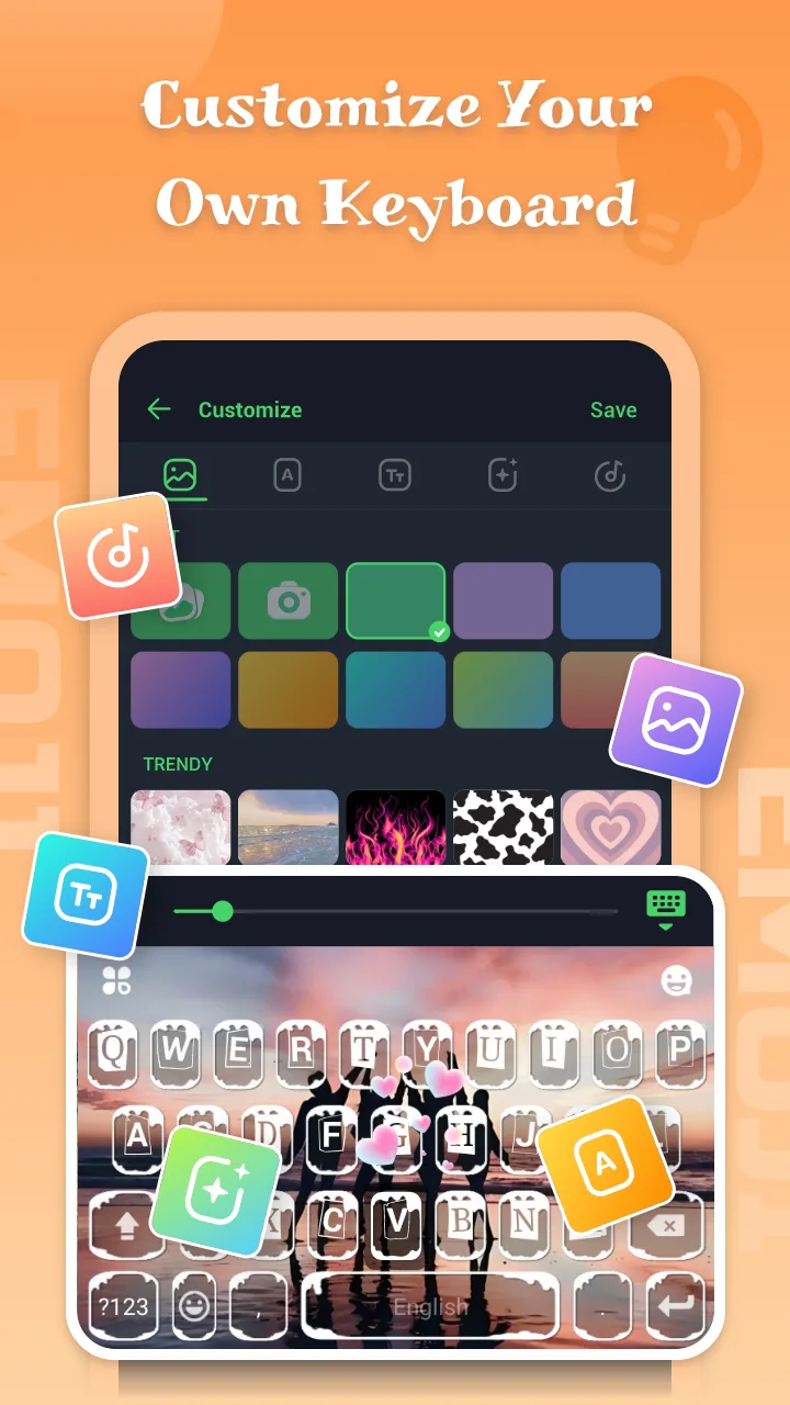 Emoji keyboard screenshot 3