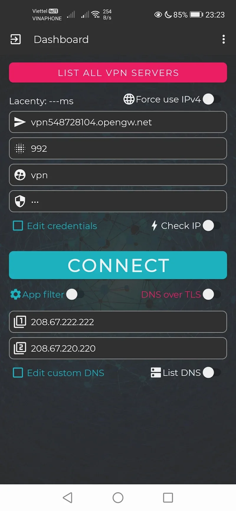 VPN Gate screenshot 1