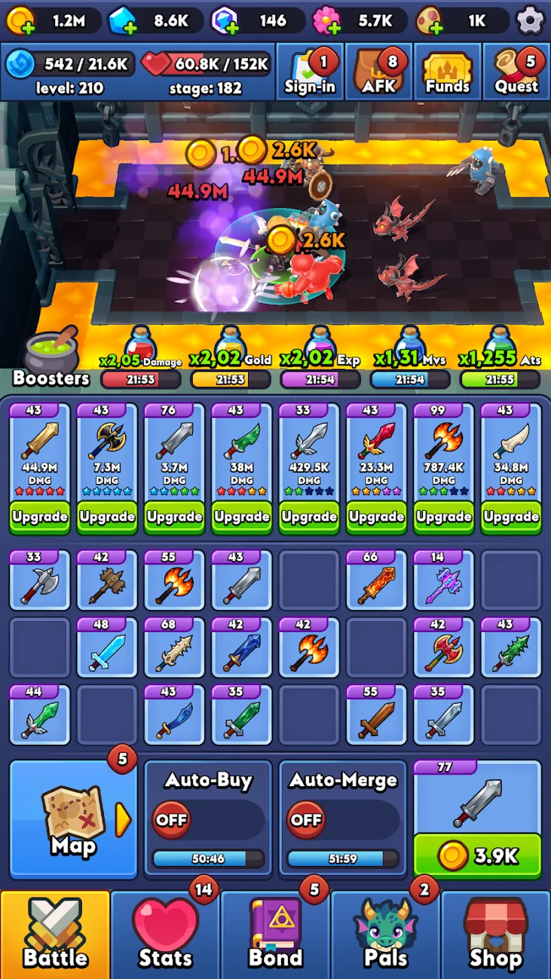 Lord of Swords gameplay view 2
