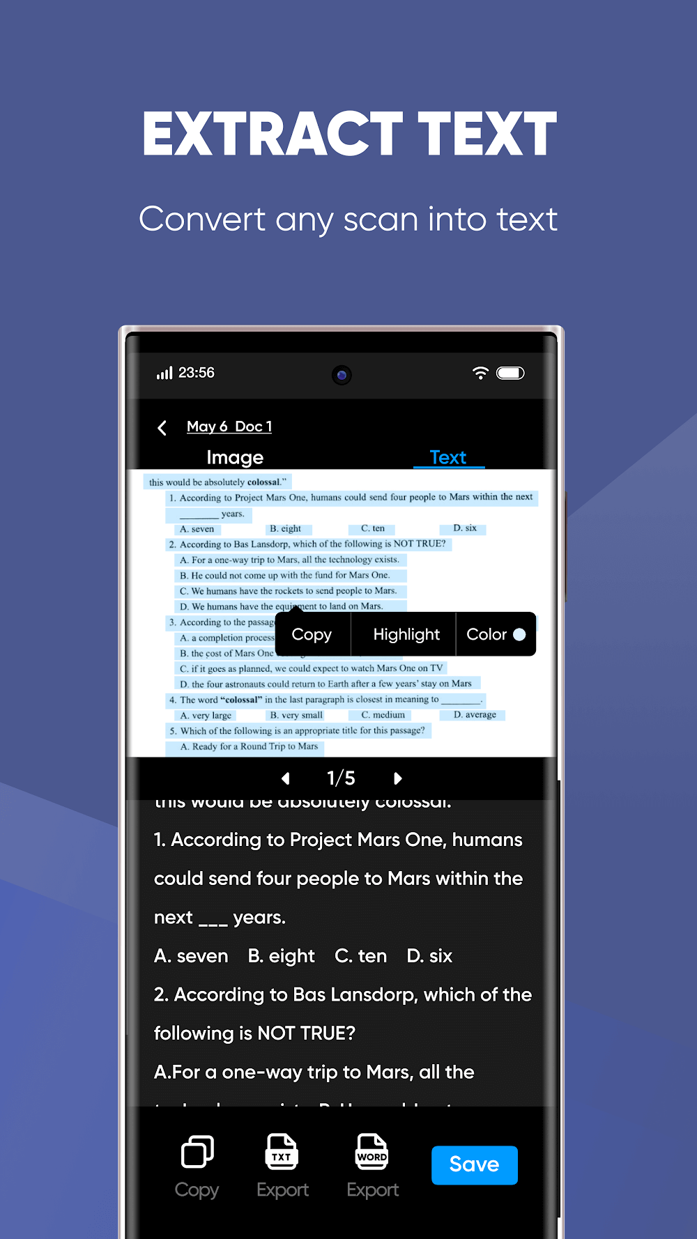 Camera Scanner - PDF Scanner screenshot 4