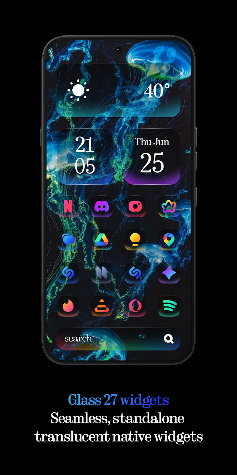 Glass 27 Icons screenshot 2