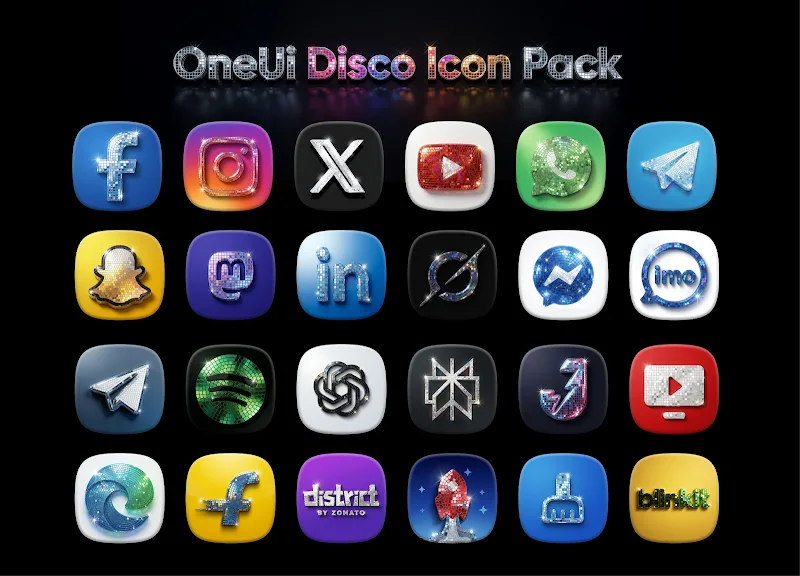 OneUi Disco Icons screenshot 3