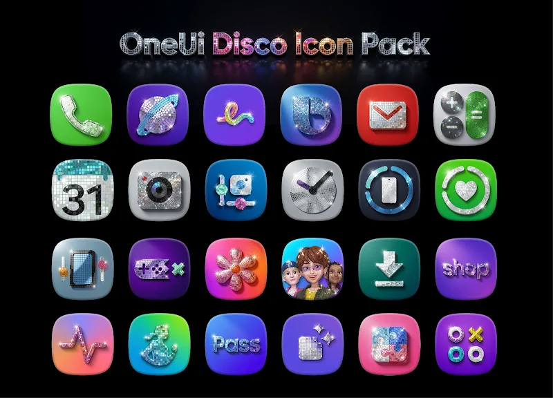 OneUi Disco Icons screenshot 1