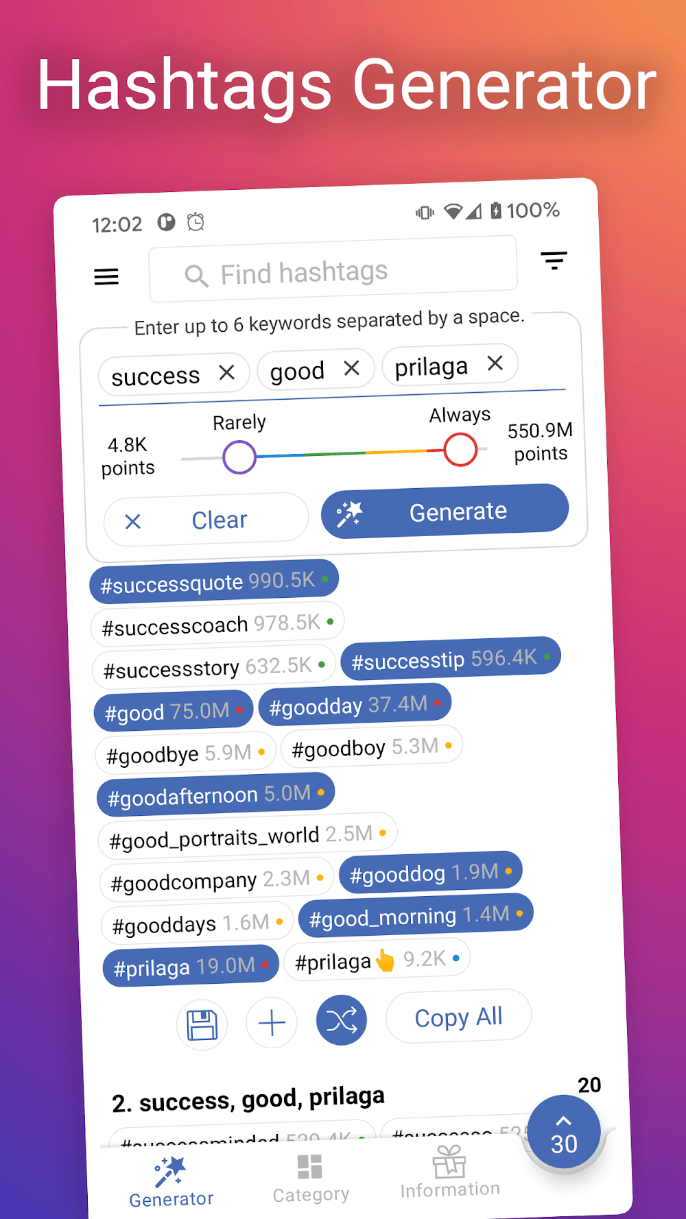 in Tags screenshot 1