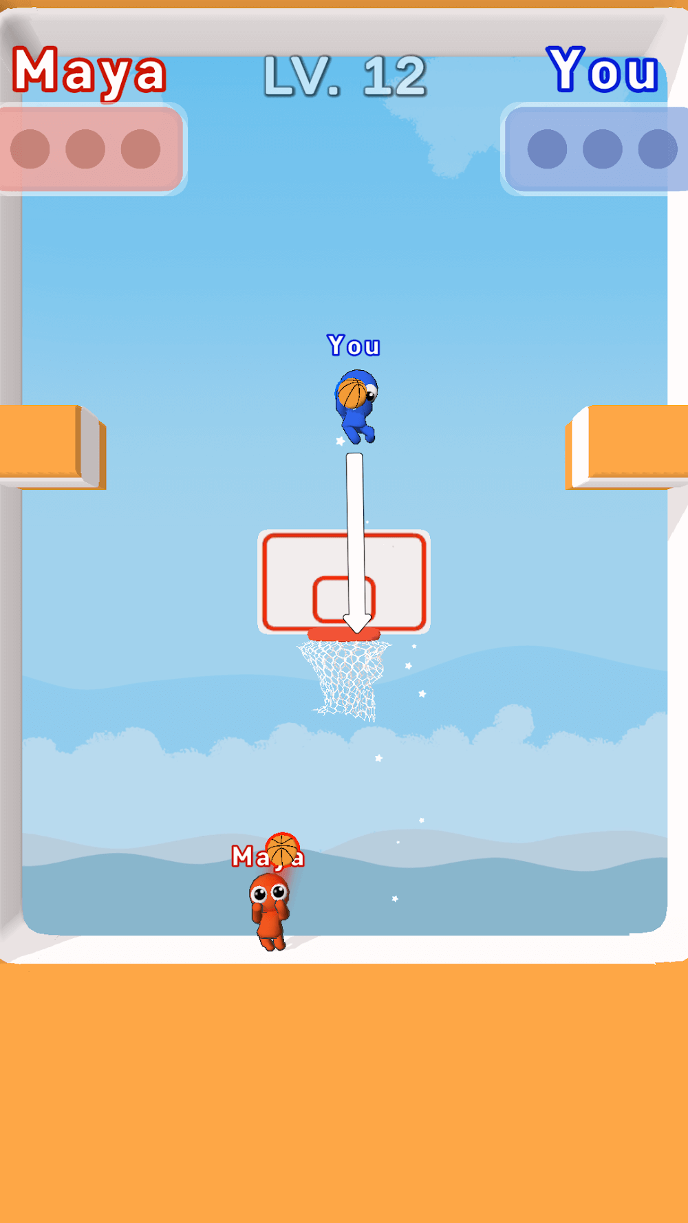 Basketball Battle MOD APK gameplay screenshot 1