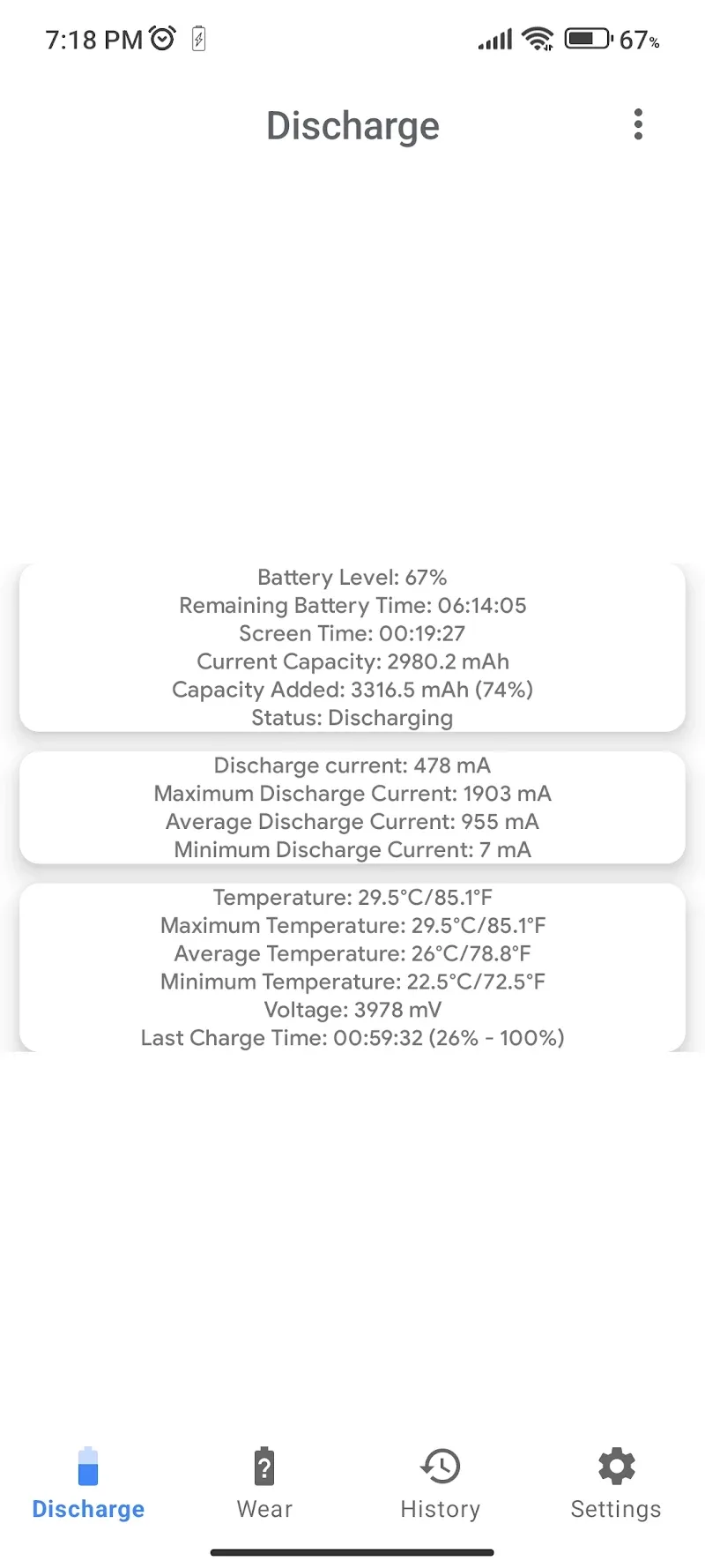 Capacity Info screenshot 1