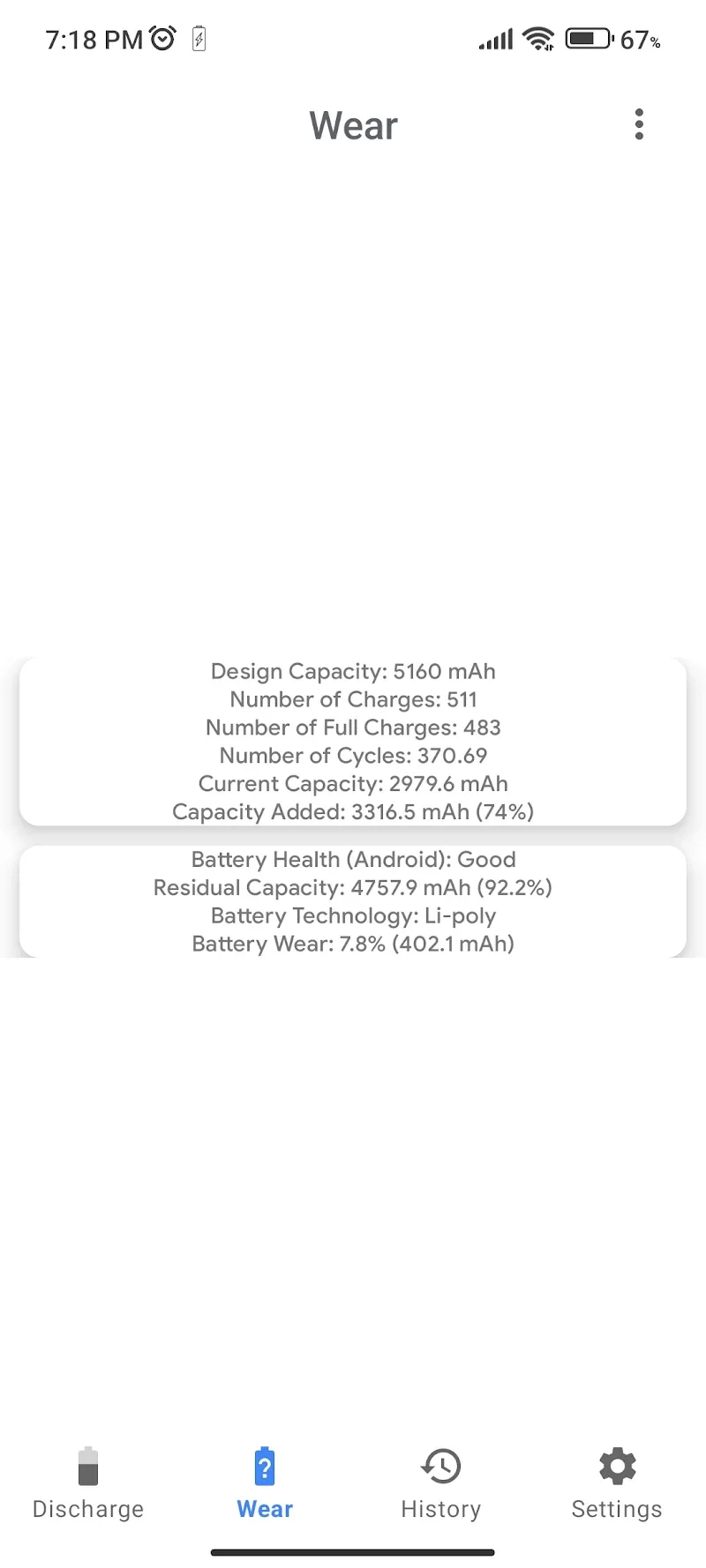 Capacity Info screenshot 3