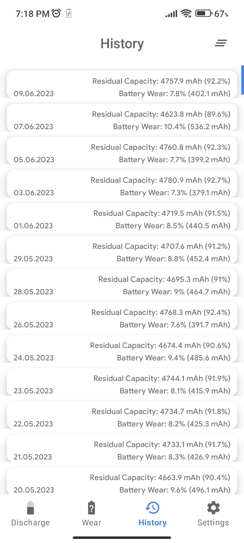 Capacity Info screenshot 4