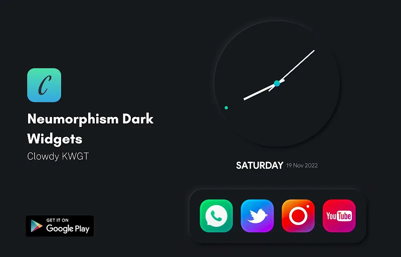 Clowdy KWGT screenshot 2