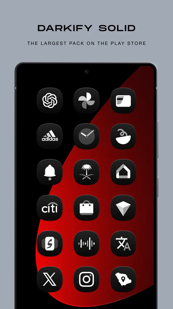 Darkify Solid Icons screenshot 2