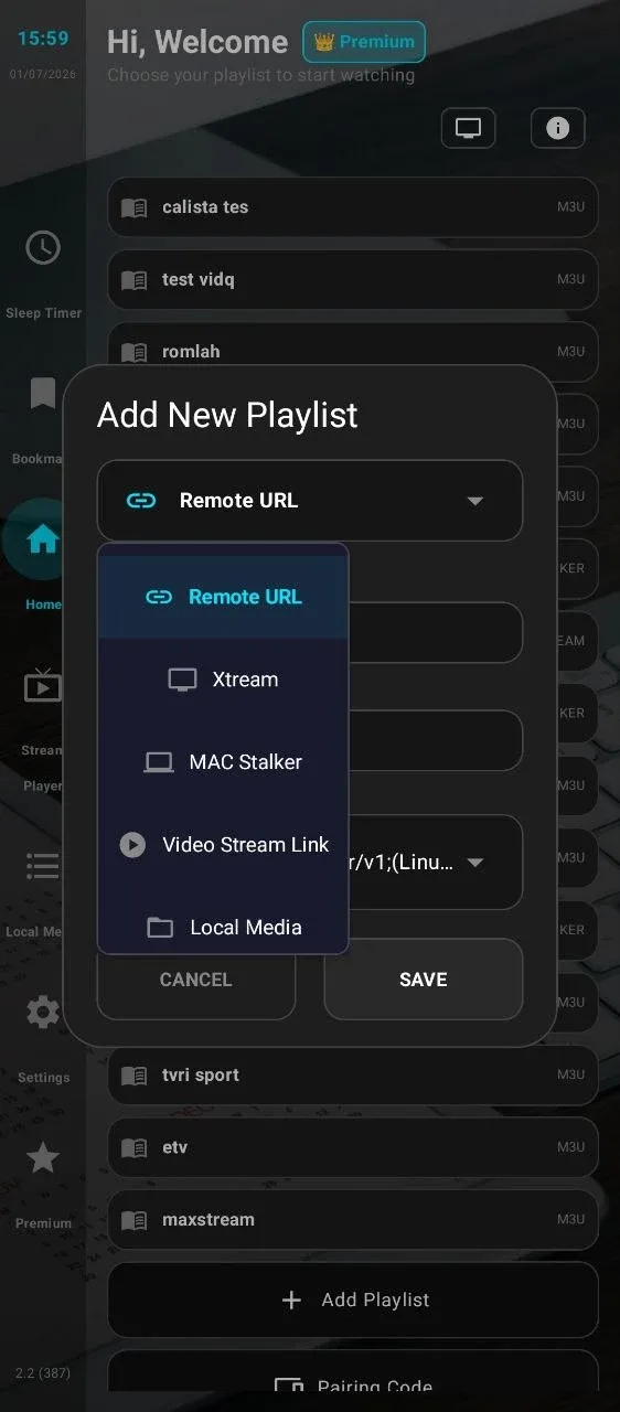 IPTV MPD Player screenshot 3
