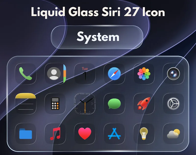 Liquid Glass Siri 27 screenshot 1