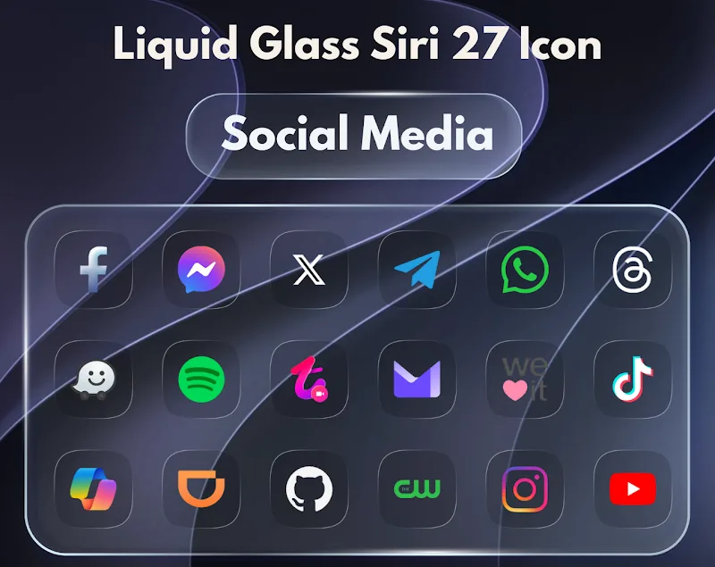 Liquid Glass Siri 27 screenshot 3