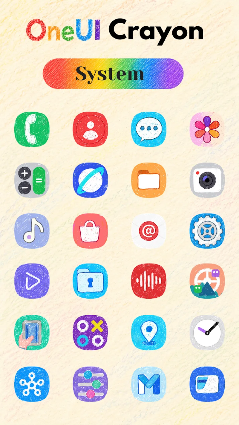 OneUI Crayon screenshot 5