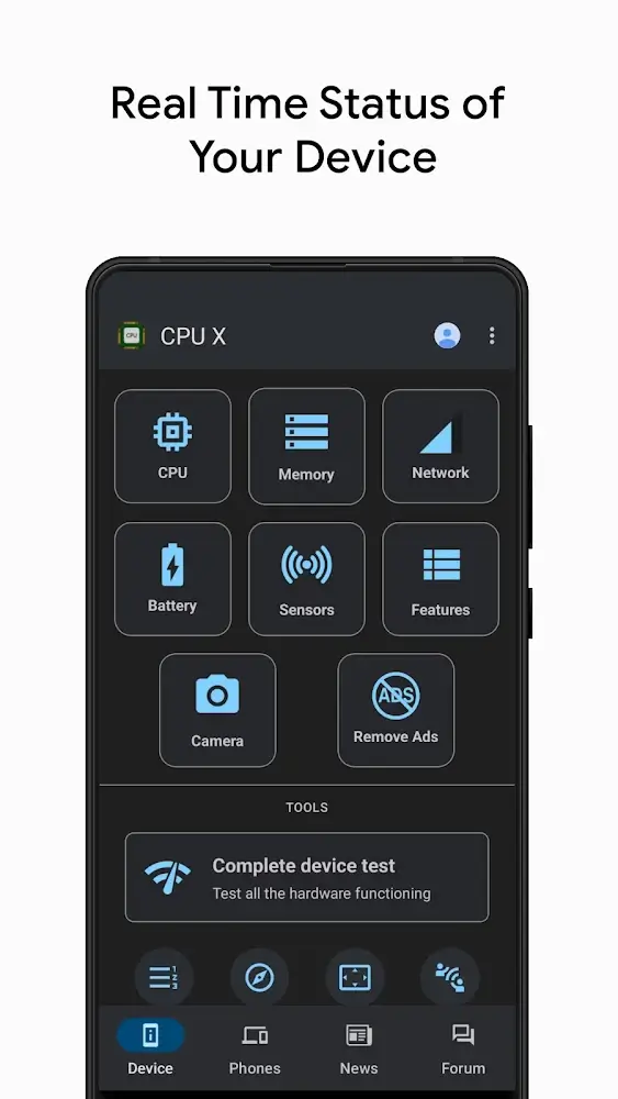 CPU X screenshot 1