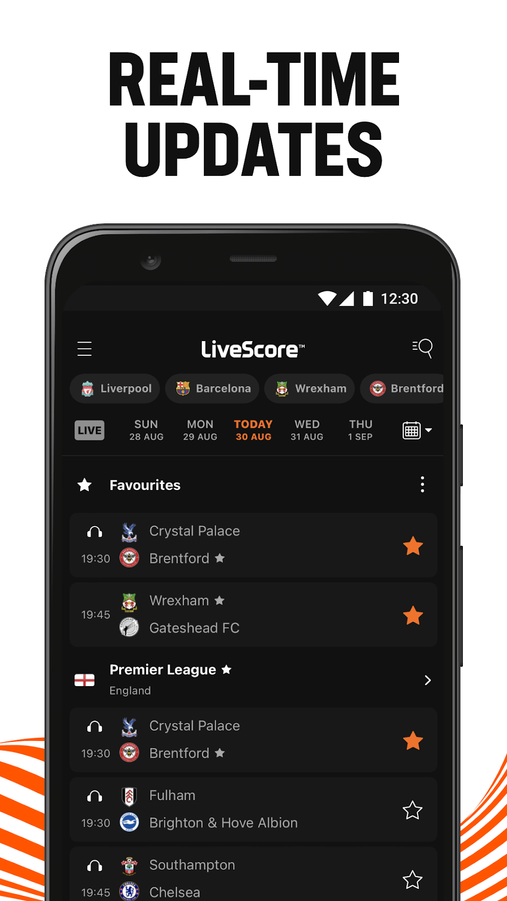 LiveScore screenshot 2