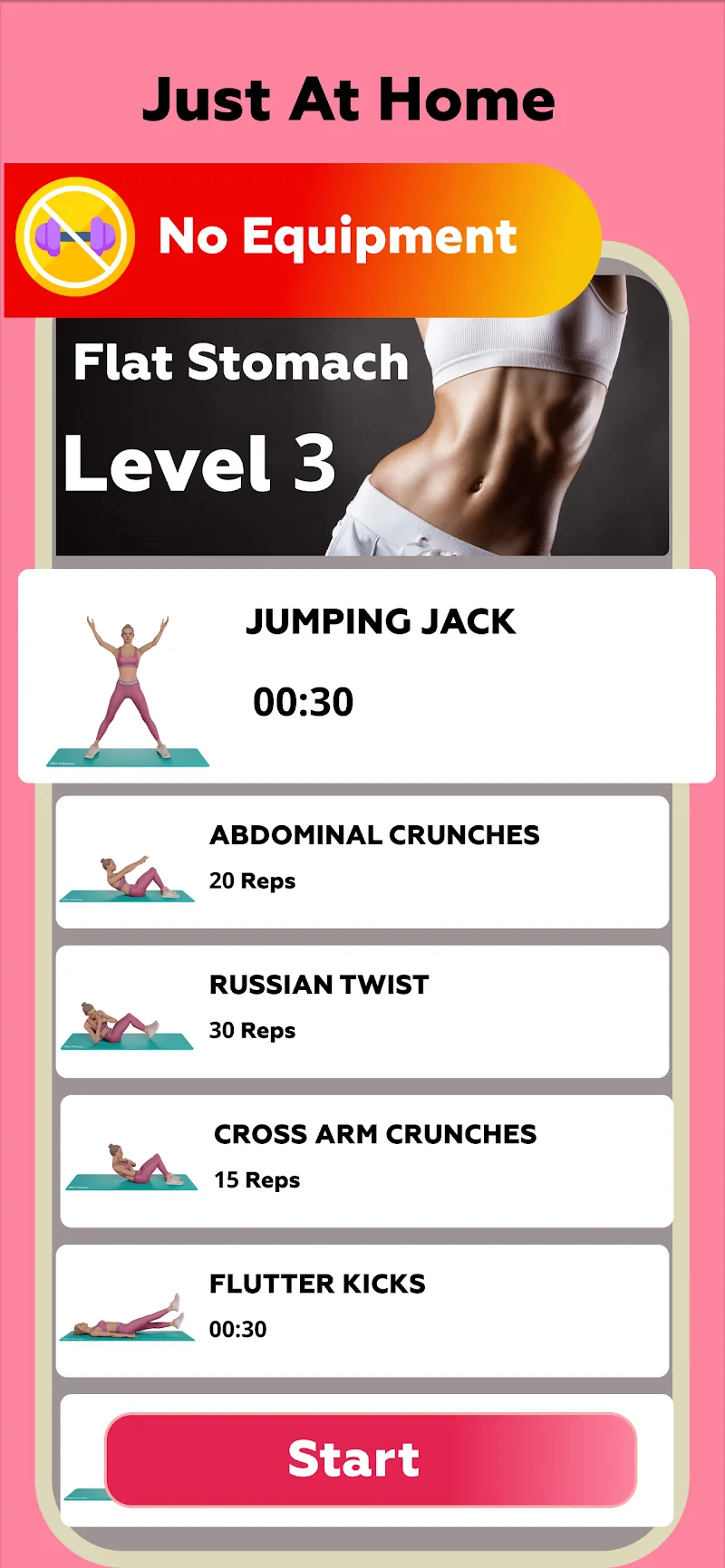 Women Workout: Lose Belly Fat screenshot 5