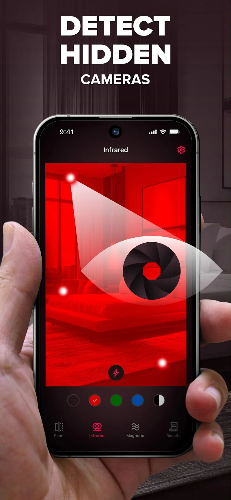 Spy Camera Scanner screenshot 1