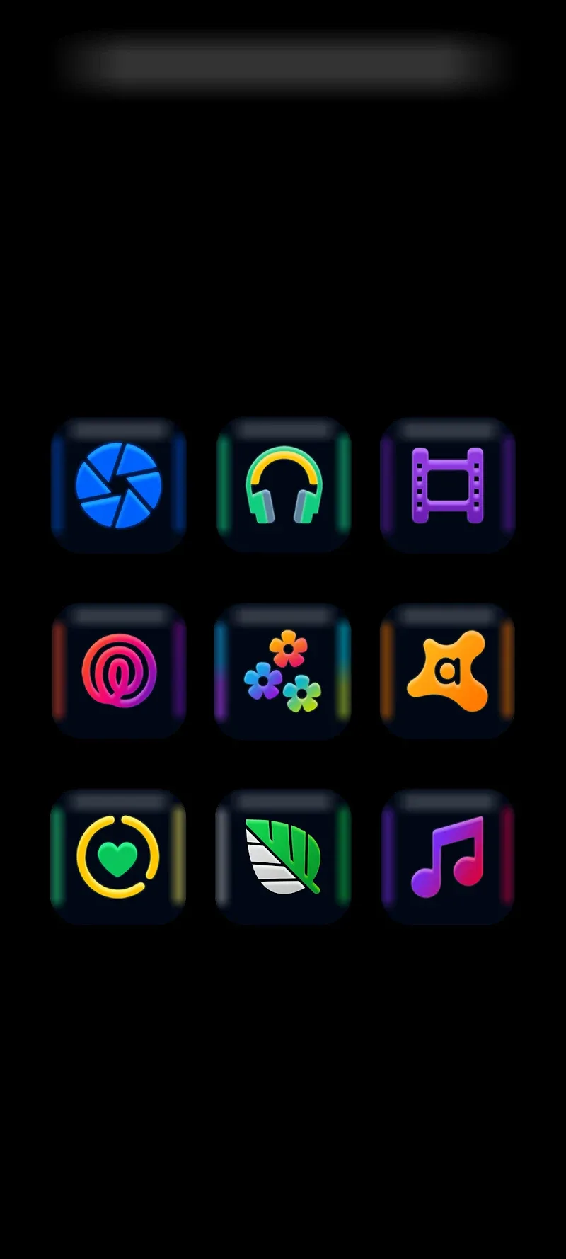 Fluorescent - Icon Pack screenshot 2