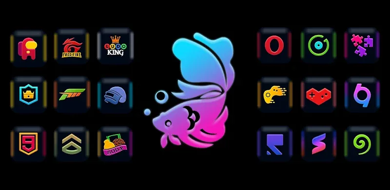 Fluorescent - Icon Pack screenshot 5