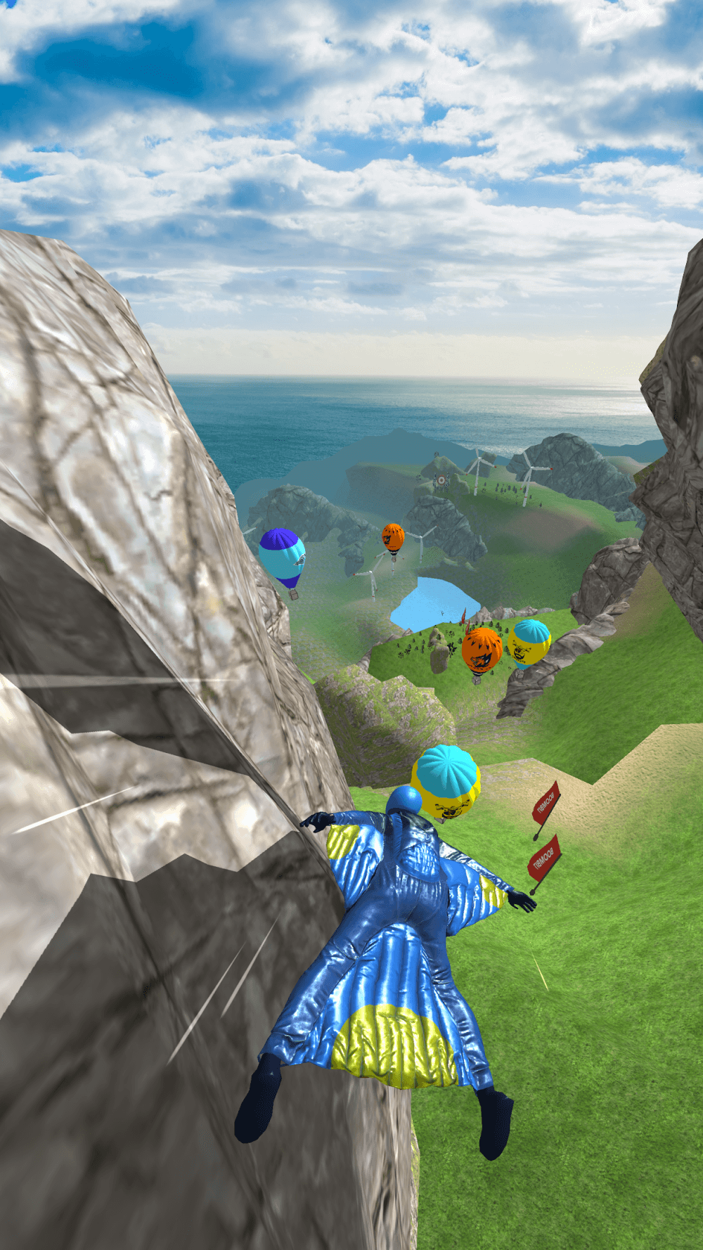 Base Jump Wing Suit Flying screenshot 3