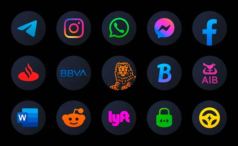 iPlum - Icon Pack (Round) screenshot 4