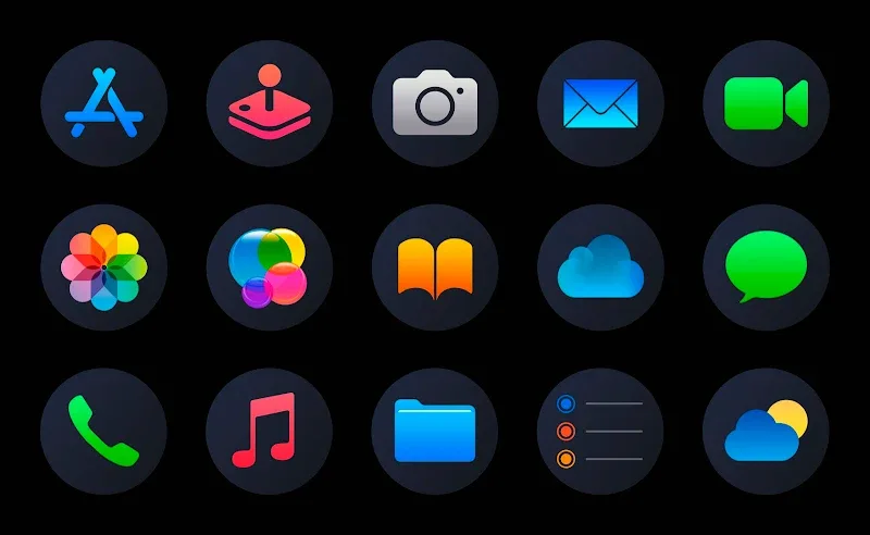 iPlum - Icon Pack (Round) screenshot 2