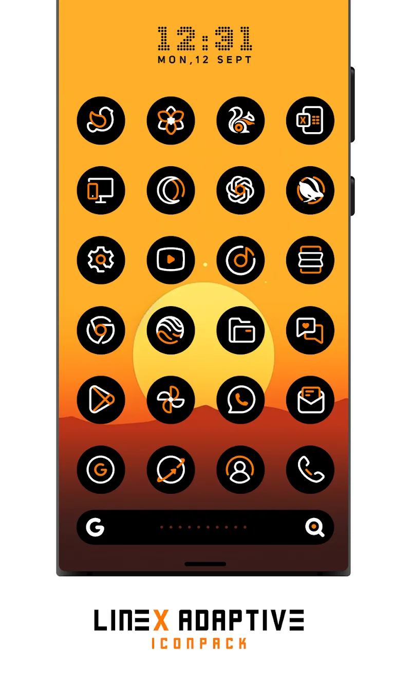 LineX Adaptive IconPack screenshot 3