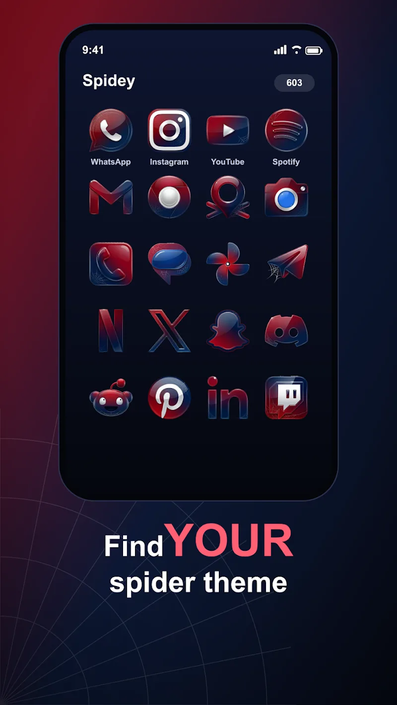 Spidey icon pack screenshot 1
