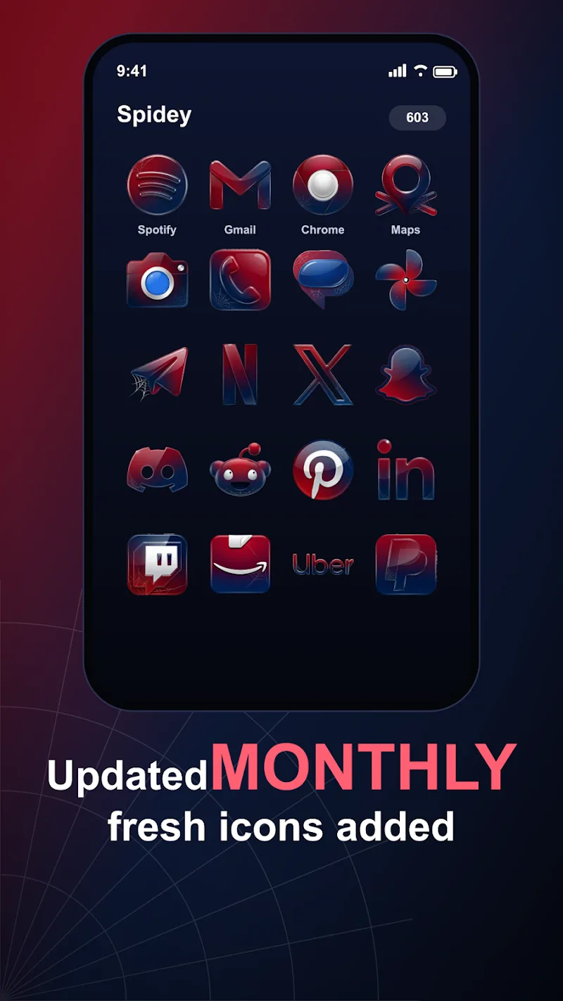 Spidey icon pack screenshot 2