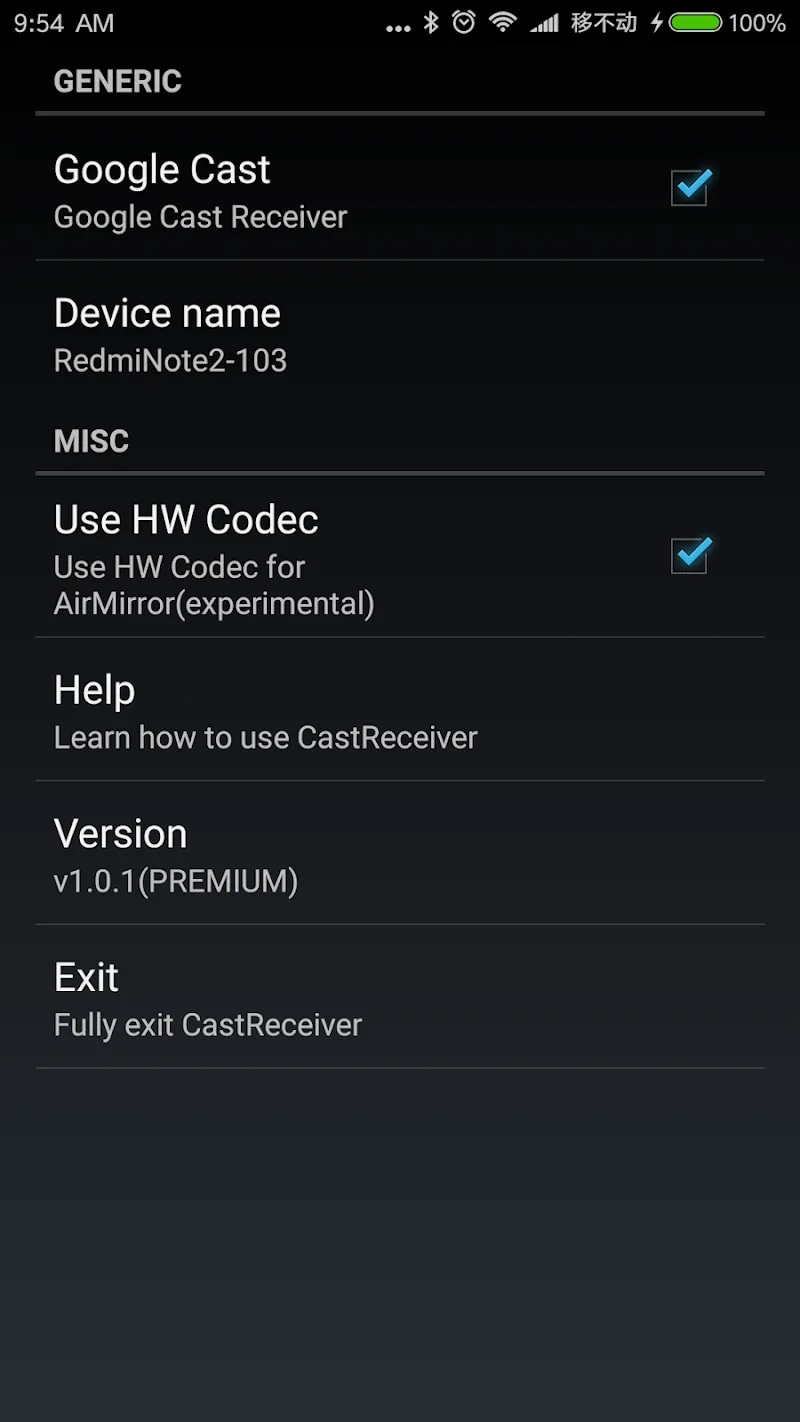 CastReceiver screenshot 1