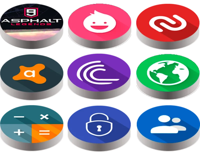 Pixel Pie 3D - Icon Pack screenshot 1