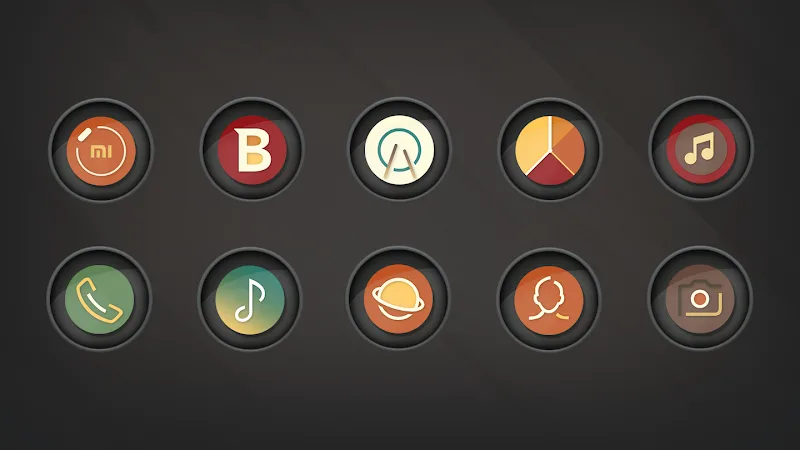Emperial - Circle Retro Icons screenshot 1