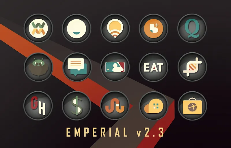 Emperial - Circle Retro Icons screenshot 4