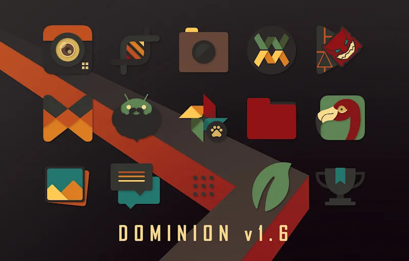 Dominion - Dark Retro Icons screenshot 4